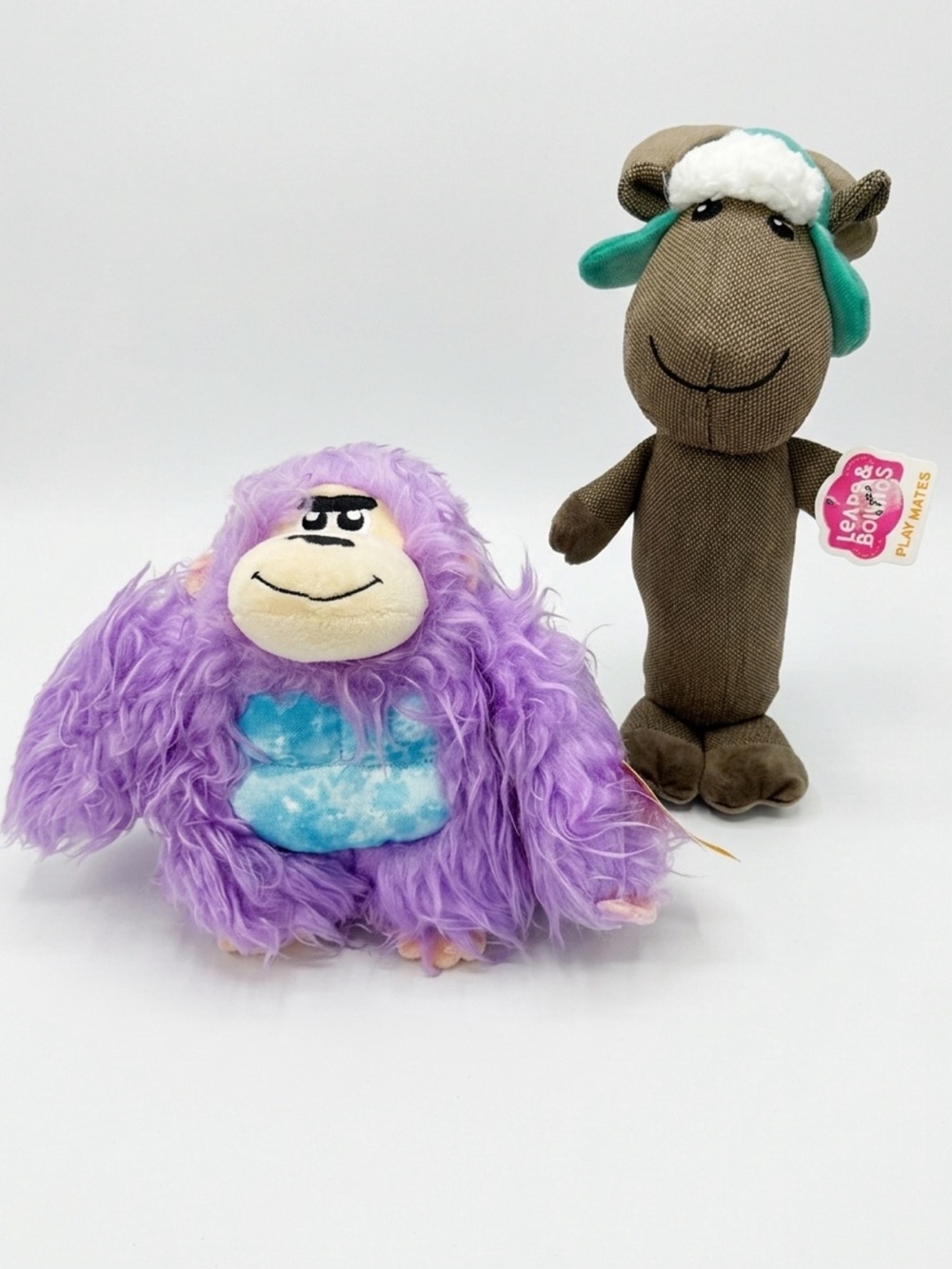Leaps & Bounds Moose Deer and Go Banana Ape  Plush Toy